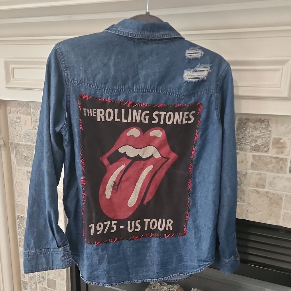 Denim the Rolling Stones Women's Top